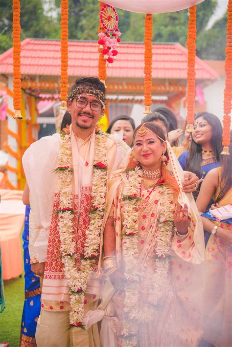 A Gorgeous Assamese Wedding With Cutesy Diy Elements