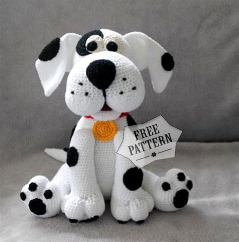 Amigurumi Dalmatian Dog Free Pattern Always Free Amigurumi