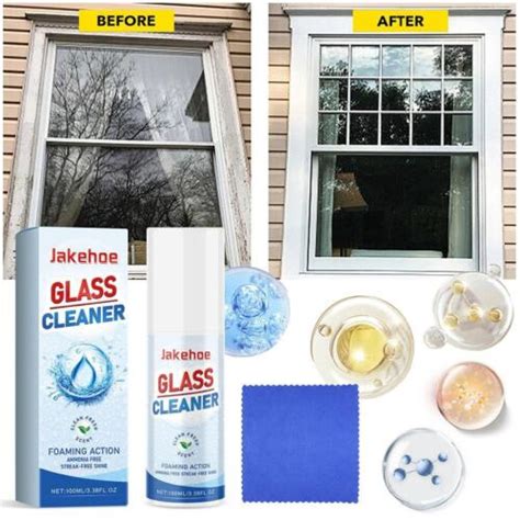 Glass Cleaner Hard Water Spot Remover For Shower Door Ceramic Tiles W