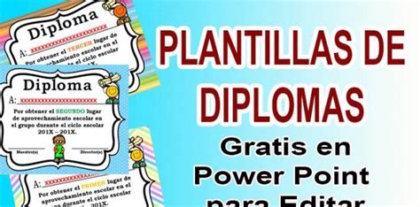 Plantillas De Diplomas En Power Point Para Editar Plantillas De