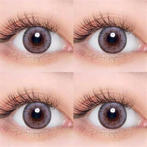 Jual J55 Softlens Abu Abu Dolly Eye 16 Mm Big Eyes Normal And Minus