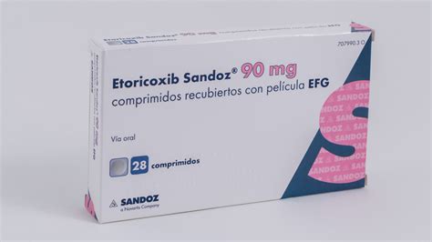 Etoricoxib Sandoz Efg Mg Comprimidos Recubiertos Farmac Uticos