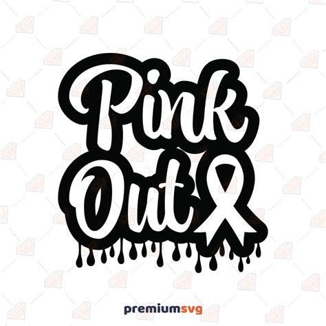 Pink Out Svg Breast Cancer Svg Premiumsvg