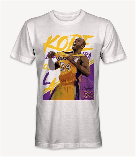 Official Kobe Bryant Basketball Poster Style Unisex Tshirt