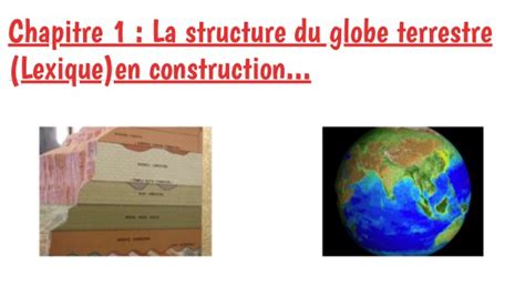 Lexique Chapitre 1 Structure Interne Du Globe