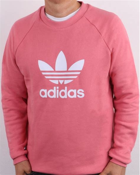 Adidas Originals Trefoil Crew Sweat Rose 80s Casual Classics