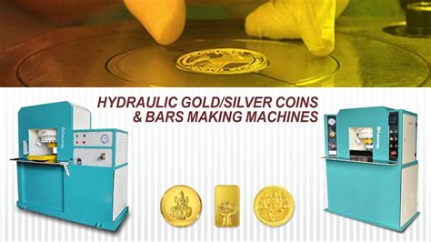 Hydraulic Auto Minting Press Gold Coin Making Machine Youtube