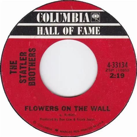 Statler Brothers Flowers on the wall (Vinyl Records, LP, CD) on CDandLP