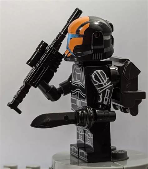 Lego Star Wars Custom Printed Minifig Republic Clone Stealth Commando