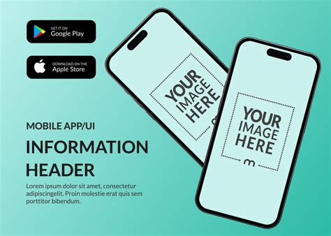 App Promotion Marketing Mockup Banner - Mediamodifier