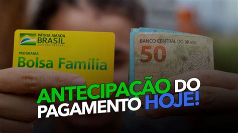 Antecipação Do Pagamento Do Bolsa Família Acontece Hoje Confira