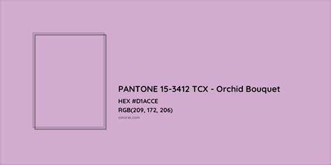 Pantone 15 3412 Tcx Orchid Bouquet Complementary Or Opposite Color