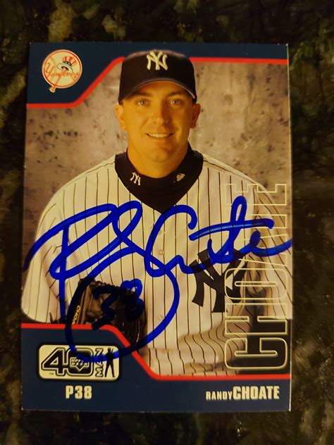 Autograph Through The Mail Athletes: Randol Choate