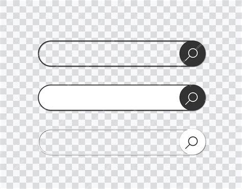 Premium Vector Search Bar For Ui Web Site Navigation Bar Icon With