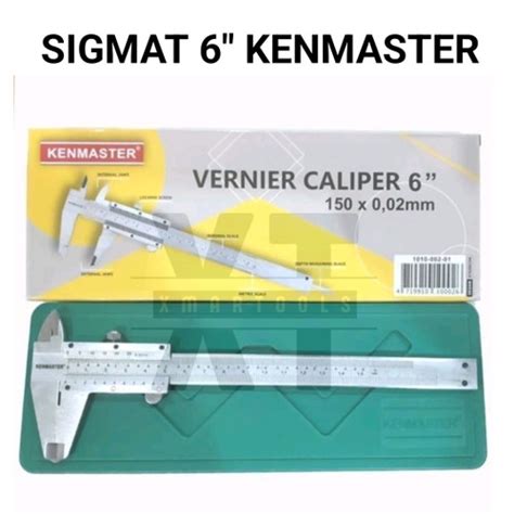 Jual Sigmat Original KENMASTER 6 INCHI Vernier Caliper Jangka Sorong