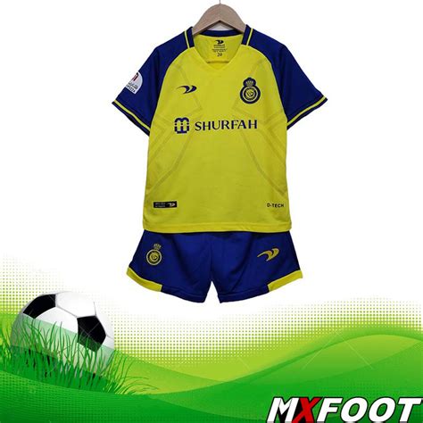 Tout Les Nouveau Maillot De Foot Al Nassr Enfants Domicile