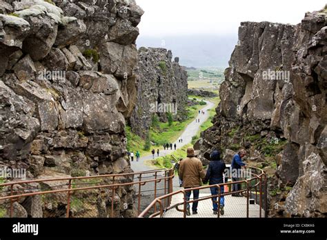 Rift valley, Pingvellir National Park, Iceland Stock Photo - Alamy