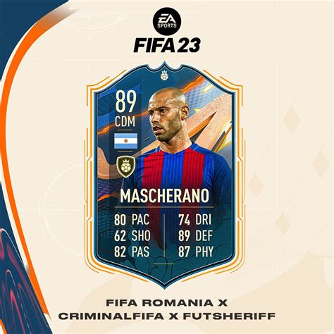 Fut Sheriff on Twitter: "🚨 Mascherano 🇦🇷 is coming as a HERO in FIFA 23