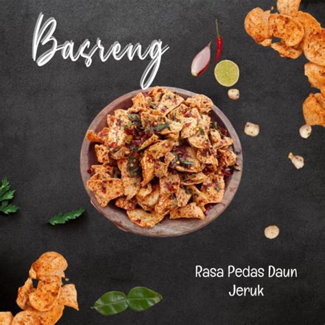 Jual Basreng Stik Pedas Gurih Daun Jeruk Basreng Kering Pedas Baso