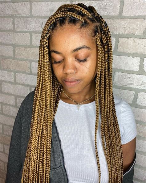 45 Knotless Braid Styles 2024 Jumbo Lose Braids And More Thrivenaija