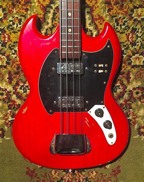 Sekova Sg Bass 70s Aged Cherry Reverb