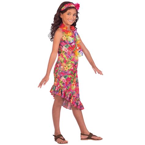 Buy Hawaiian Dress (Pink, Kids)| Party Chest