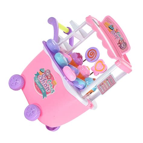 Ice cream truck 1 Set of Ice Cream Truck Toy Simulation Candy Trolley ...