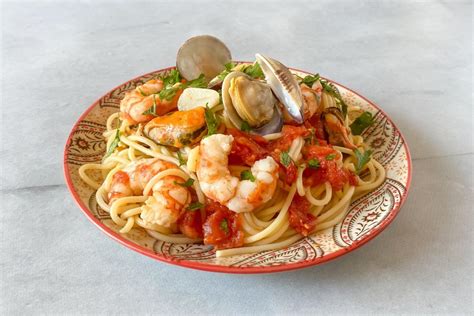 Espaguetis Frutti Di Mare Receta De Cocina F Cil Y Casera En Bon Viveur