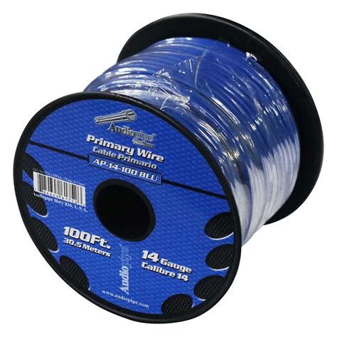 Audiopipe Primary Wire Gauge Foot Spool Blue The Wholesale House