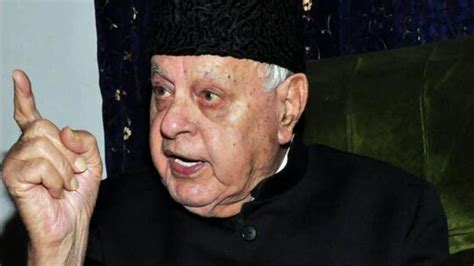 Farooq Abdullah Re Elected National Conference President Unopposed