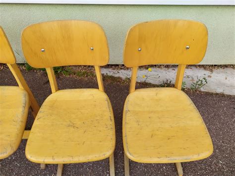 Lot De Chaises Enfant Casala Ecole Vintage Moyen Mod Le Vintage