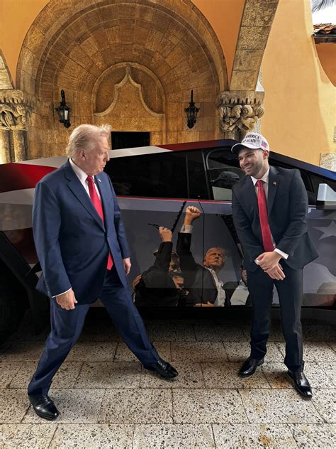 Adin Ross Gifts A Custom Wrapped Cybertruck To Donald Trump Tesla Oracle