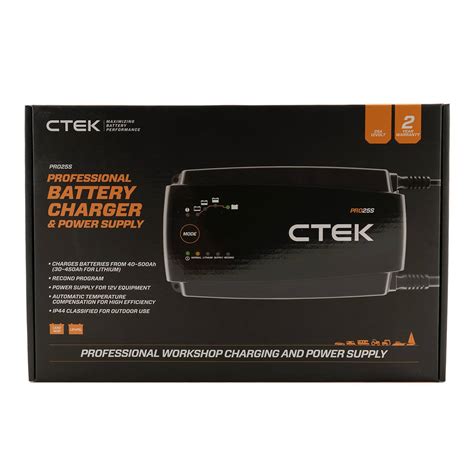 CTEK PRO25S Batterie Ladegerät 25A für Blei und Lithium Batterien