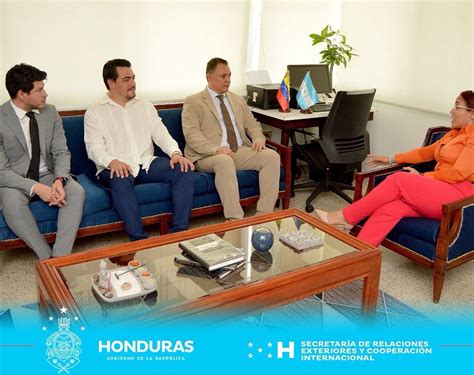 Canciller A Honduras On Twitter Por Invitaci N De La Embajadora