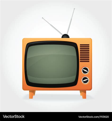 Tv retro Royalty Free Vector Image - VectorStock