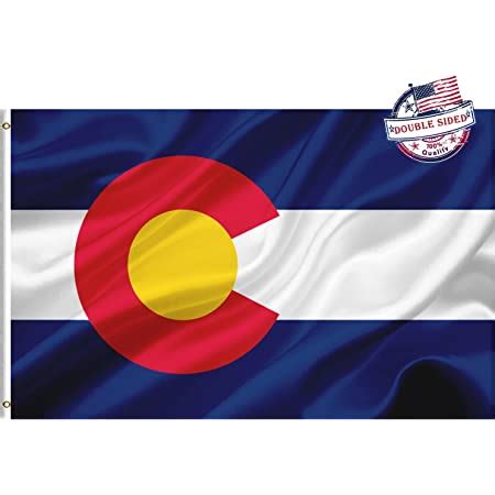 Amazon Mosprovie Colorado State Flag 3x5 Double Sided Heavy Duty