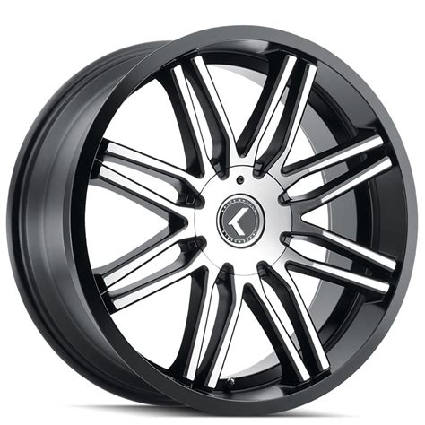 Kraze Wheels Cray Black Machined Rims Krz