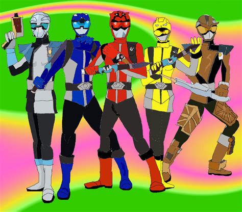 Go Busters With Female Silver By Lavenderranger On Deviantart