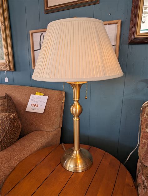 Brass Table Lamp With Chain Roth And Brader Furniture