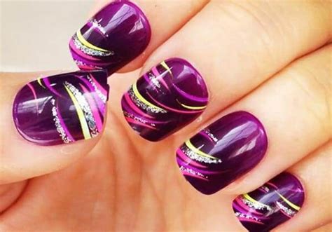 100 Diseños De Uñas Violeta UÑas Decoradas Nail Art Uñas