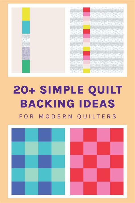 Modern Pieced Quilt Backing Ideas Artofit