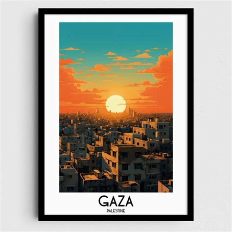 Gaza Art Canvas - Etsy