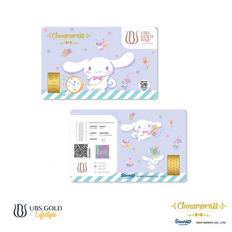 Ubs Gold Logam Mulia Sanrio Cinnamoroll Gr Ubslifestyle Perhiasan