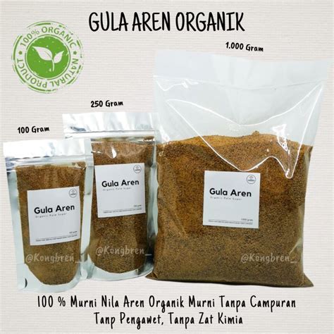 Jual Gula Aren Organik Gr Gula Semut Organik Sugar Palm Organic