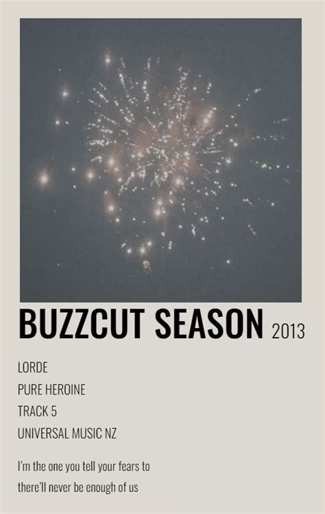 buzzcut season | Musica