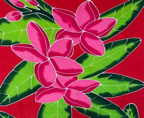 Simple Corak Batik Flora Simple Batik Drawings For Beginners