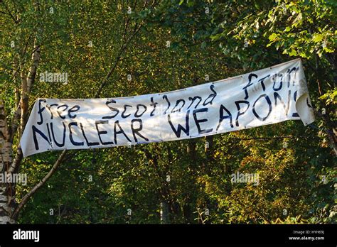 Peace camp hmnb clyde faslane hi-res stock photography and images - Alamy