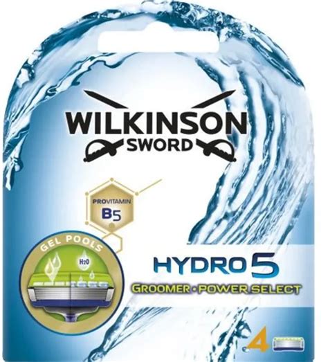 Wilkinson Sword HYDRO 5 Groomer Power Select Razor Blades 4 Pcs Oh