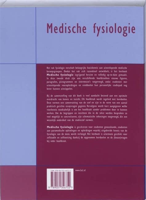 Quintessens Medische Fysiologie 9789031346752 L N Bouman