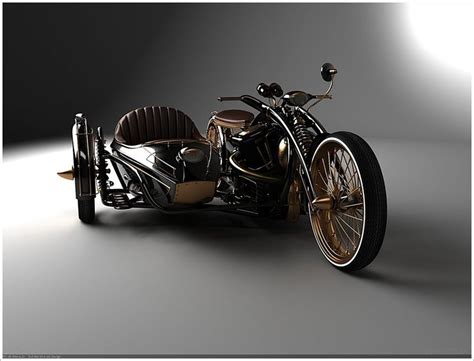 Steampunk Motorcycle Design By Russian Designer Mikhail Smolyanov